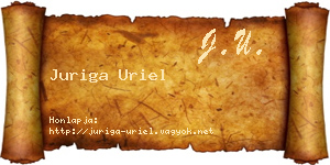 Juriga Uriel névjegykártya